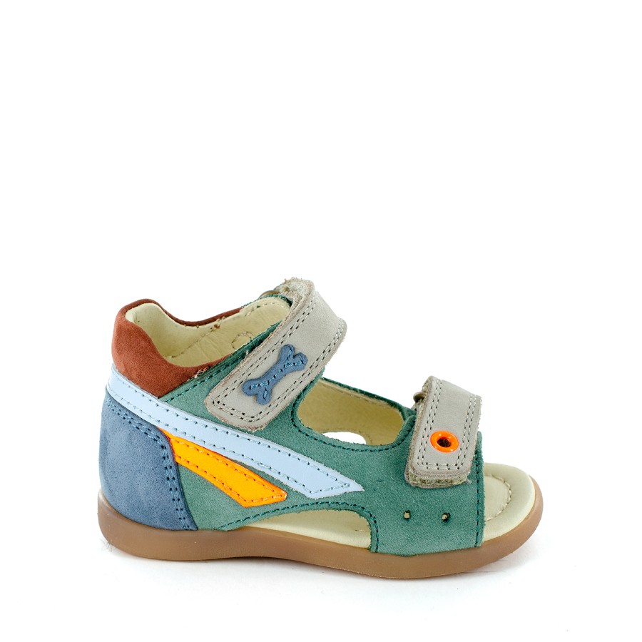 Boys STONES and BONES Sandals | Punt Calf Oxide + Denim - Stones And Bones