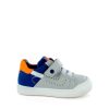 Boys STONES and BONES Low Shoes | Asto Calf L.Grey + Blue - Stones And Bones