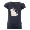 Girls STONES and BONES T-Shirts Short Sleeves | Florene - Bunny Blowball Navy - Stones And Bones