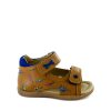 Boys STONES and BONES Sandals | Sino Calf Cuoio + Blue - Stones And Bones