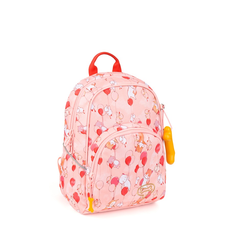 Girls STONES and BONES Toddler Backpacks | Laurel 2.0 - Balloons Pink - Stones And Bones