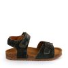 Boys STONES and BONES Sandals | Losto Calf Khaki + L.Grey - Stones And Bones