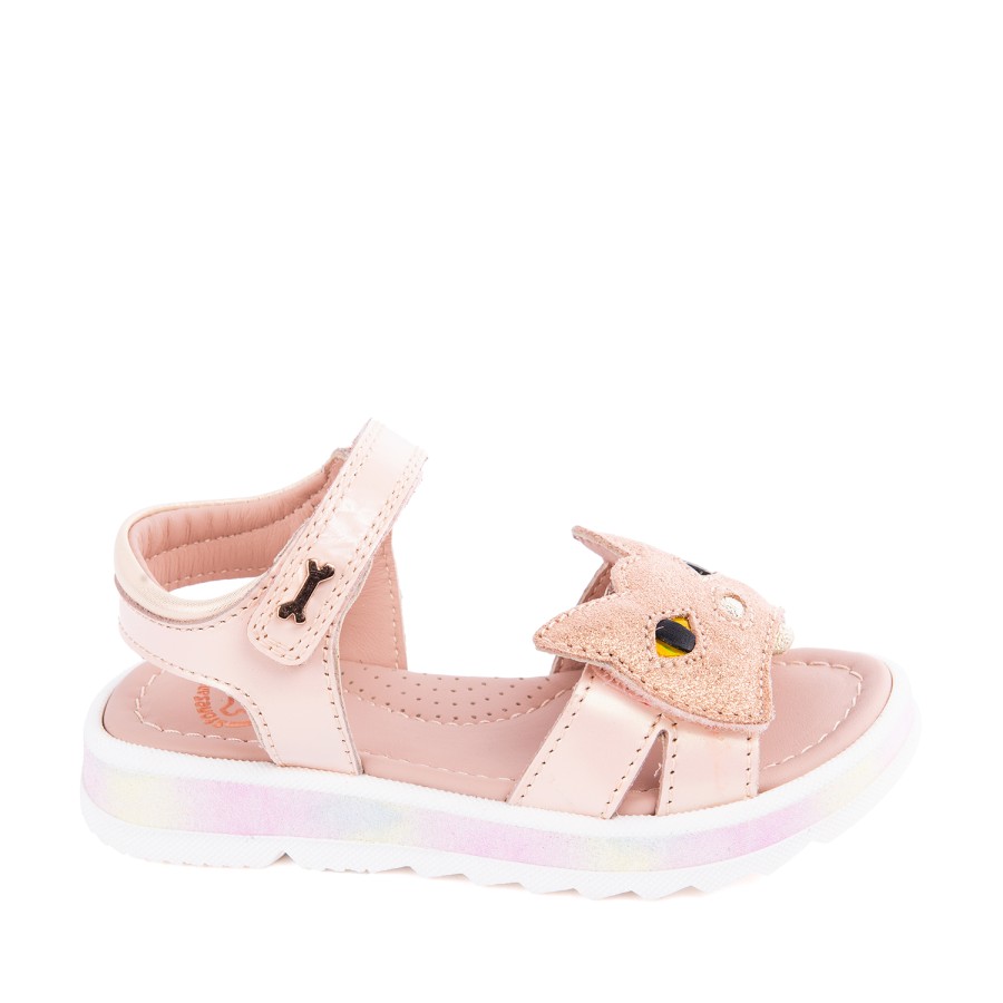 Girls STONES and BONES Sandals | Cates Calf Perl Nude - Stones And Bones