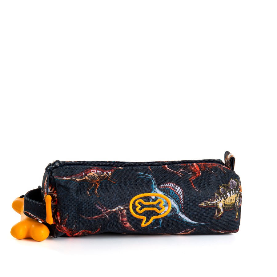 Boys STONES and BONES Pencil Cases | Oregon 2.0 - Jurassic Navy - Stones And Bones