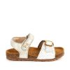 Girls STONES and BONES Sandals | Creta Metal Champagne - Stones And Bones