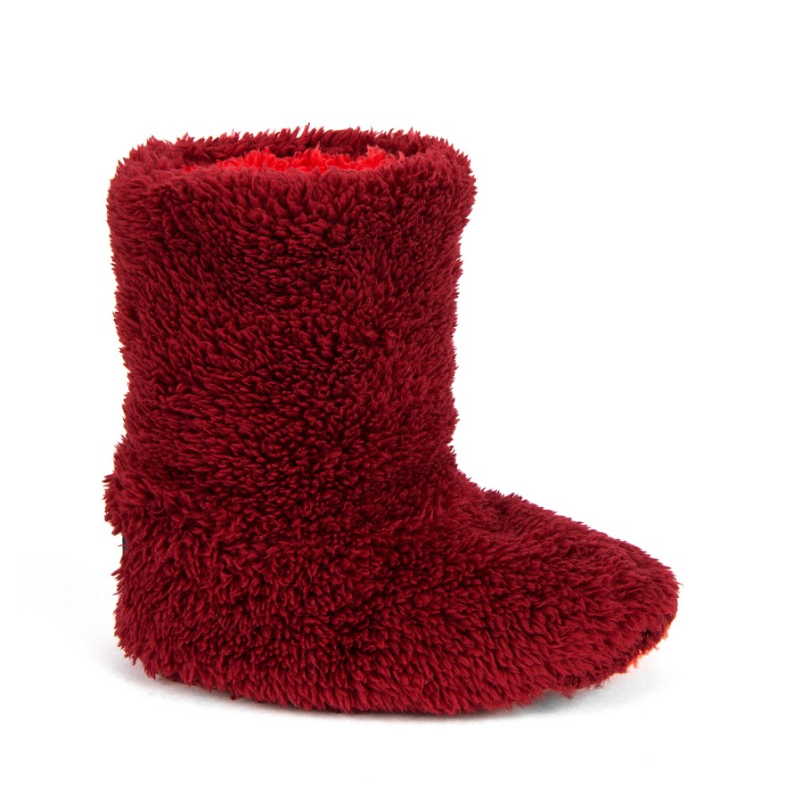 Boys STONES and BONES Cozy Slipper | Cozy Bordo - Stones And Bones