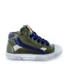 Girls STONES and BONES Sneakers | Raspo Calf - Crs Khaki + Navy - Stones And Bones