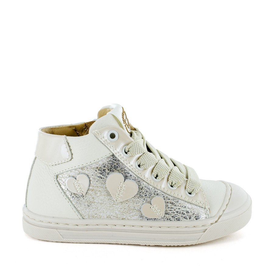 Girls STONES and BONES Mid Shoes | Masic Calf - Metal Ivor - Stones And Bones