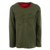 Boys STONES and BONES T-Shirts With Long Sleeves | Skipper - Bike Khaki - Stones And Bones