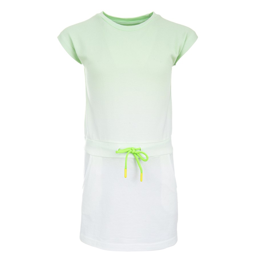 Girls STONES and BONES Dresses Short Sleeves | Pearley - Pique Dip Mint - Stones And Bones