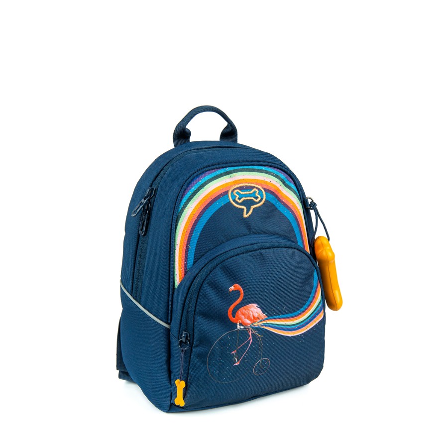 Girls STONES and BONES Toddler Backpacks | Laurel 2.0 - Penny Flamingo Indigo - Stones And Bones