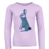 Girls STONES and BONES T-Shirts With Long Sleeves | Blissed - Bunny Lavender - Stones And Bones