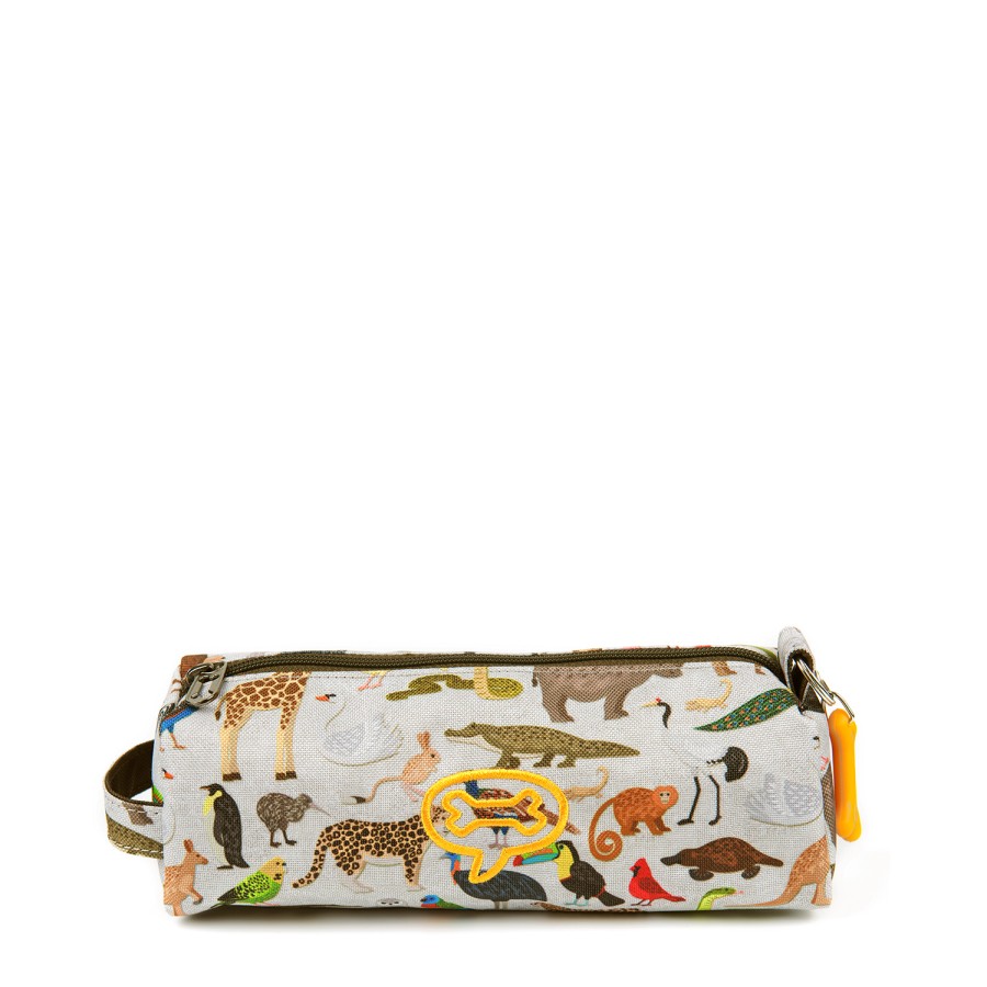 Girls STONES and BONES Pencil Cases | Oregon 2.0 - Zoo Mud - Stones And Bones