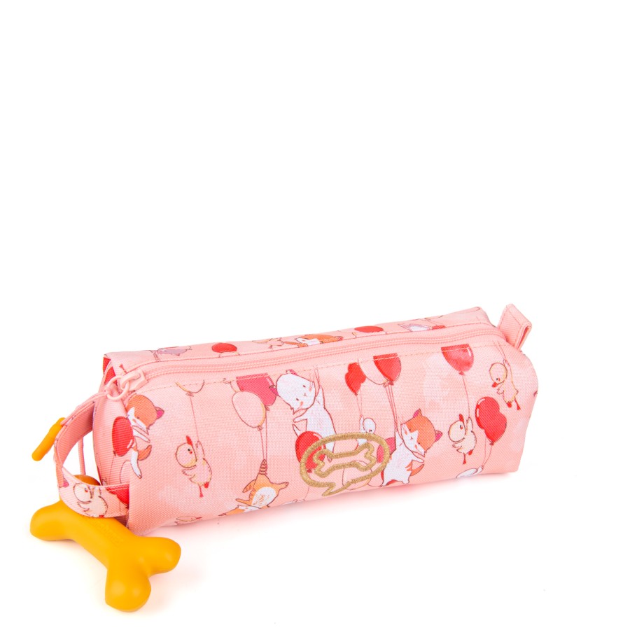 Girls STONES and BONES Pencil Cases | Oregon 2.0 - Balloons Pink - Stones And Bones