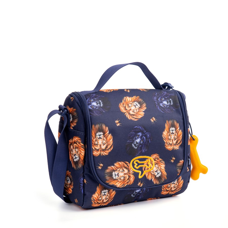 Boys STONES and BONES Lunch Bags | Bobo - Lions Royal Blue - Stones And Bones