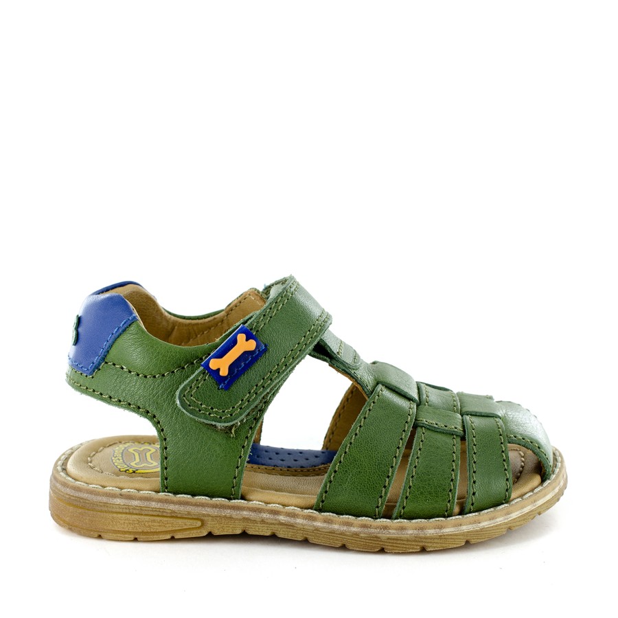 Boys STONES and BONES Sandals | Dello Calf Khaki - Stones And Bones