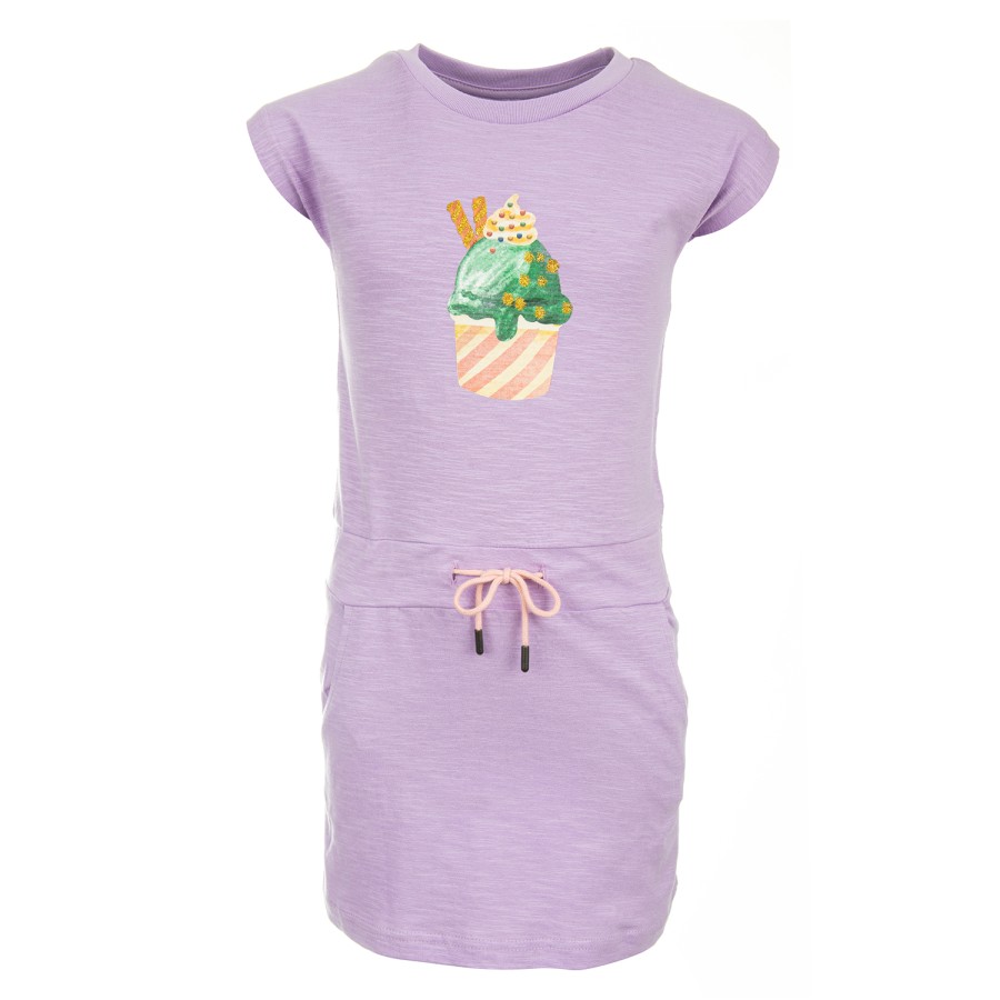 Girls STONES and BONES Dresses Short Sleeves | Pearley - Sundae Ice Lavender - Stones And Bones