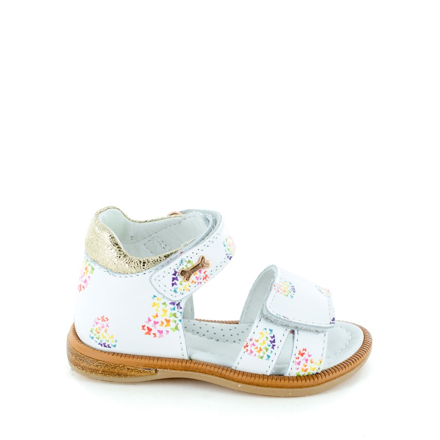 Girls STONES and BONES Sandals | Ziar Calf White - Stones And Bones