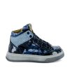 Girls STONES and BONES Mid Shoes | Dilup Lack Perl - Metal Navy - Stones And Bones