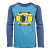 Boys STONES and BONES T-Shirts With Long Sleeves | Harvest - Yellow Car Sky + Denim - Stones And Bones