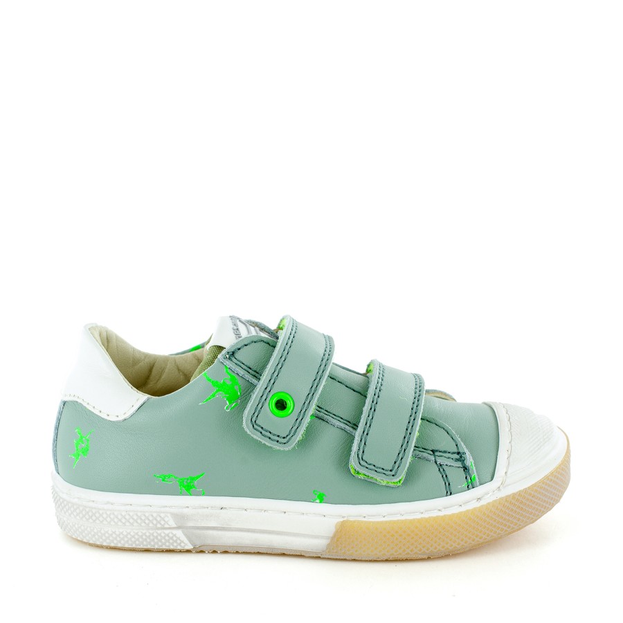 Boys STONES and BONES Low Shoes | Rusbe Calf Oxide + Ivor - Stones And Bones