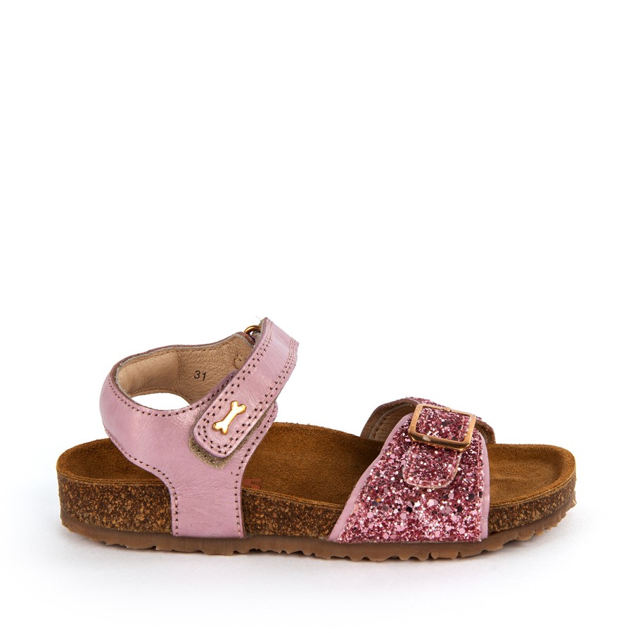 Girls STONES and BONES Sandals | Creta Metal Rose - Stones And Bones