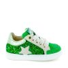 Girls STONES and BONES Low Shoes | Ravid Crs - Glitter Green - Stones And Bones