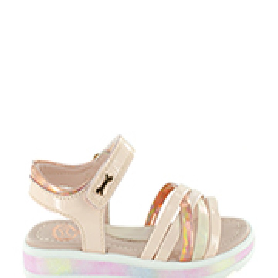 Girls STONES and BONES Sandals | Salap Metal - Calf Lilac - Stones And Bones