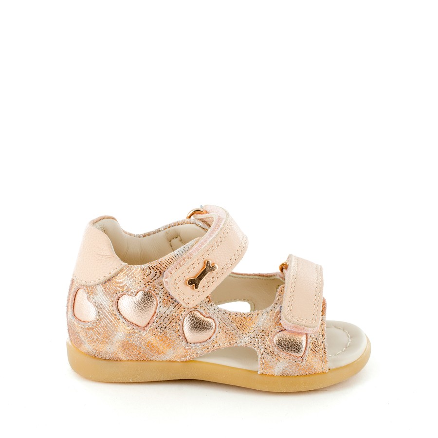 Girls STONES and BONES Sandals | Tany Metal Nude - Stones And Bones