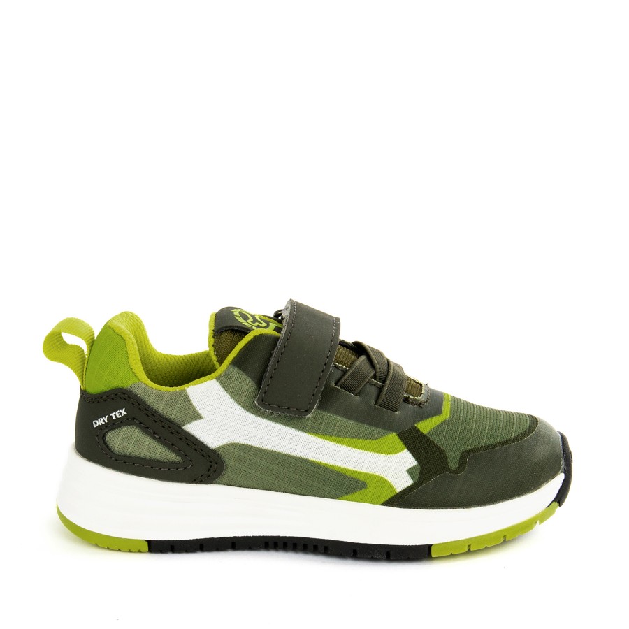 Boys STONES and BONES Sneakers | Swift V Velcro Dry Tex Khaki - Stones And Bones