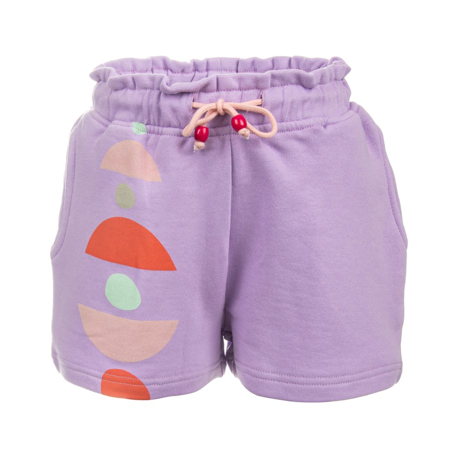 Girls STONES and BONES Shorts | Palm - Shapes Lavender - Stones And Bones