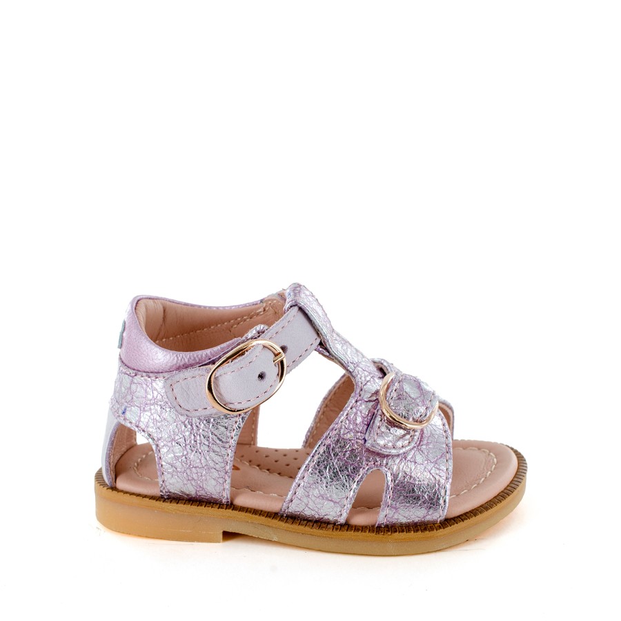 Girls STONES and BONES Sandals | Meue Metal Lilac - Stones And Bones