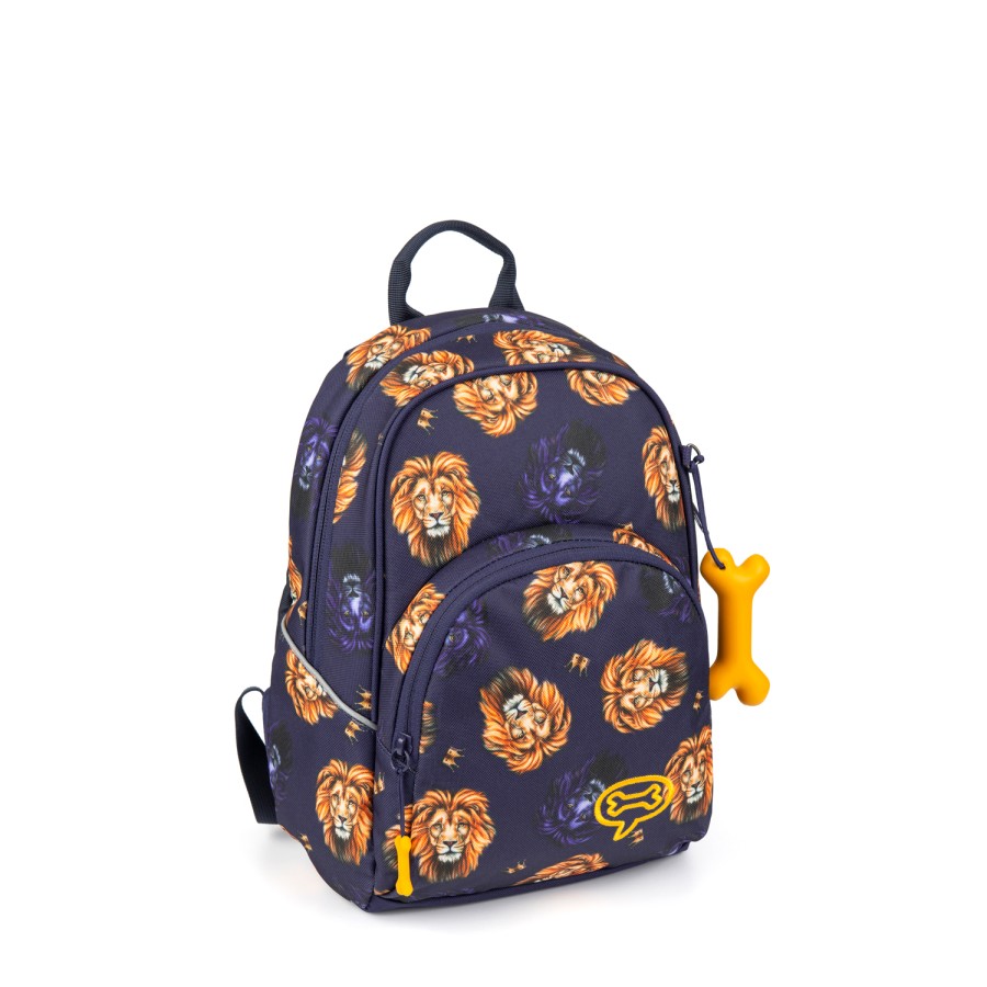 Boys STONES and BONES Toddler Backpacks | Laurel 2.0 - Lions Royal Blue - Stones And Bones