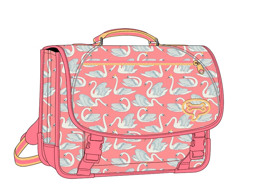 Girls STONES and BONES School Bags | Rose - Swan Pink - Stones And Bones