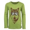 Boys STONES and BONES T-Shirts With Long Sleeves | Skipper - Wolf Moss - Stones And Bones