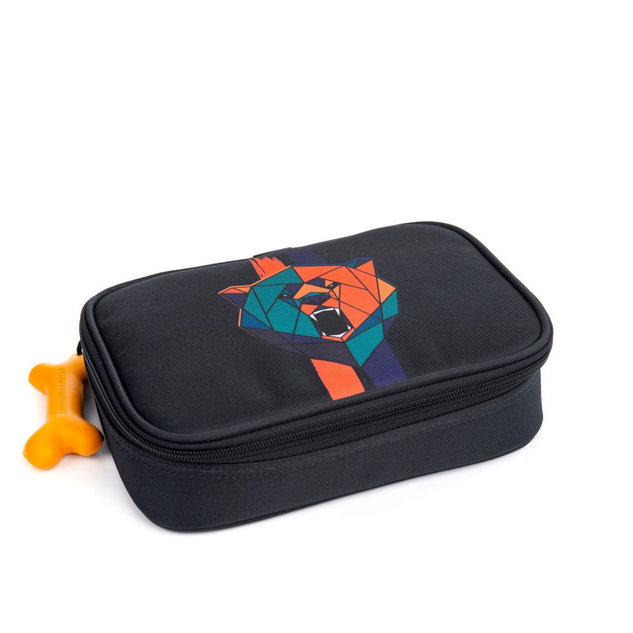 Boys STONES and BONES Pencil Boxes | Mace Pl - Roar Navy - Stones And Bones