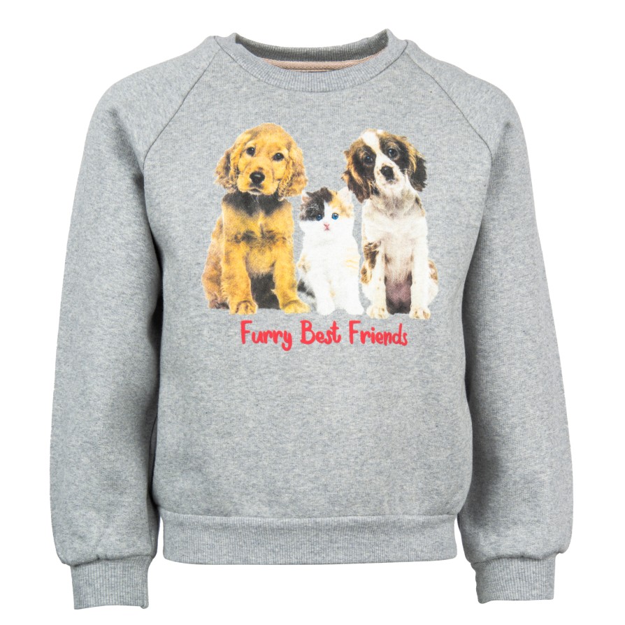 Girls STONES and BONES Sweaters No Hood | Odessa - Furry M.Grey - Stones And Bones