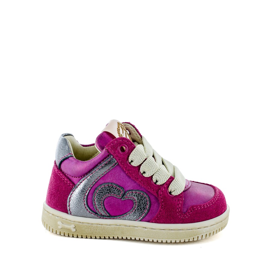 Girls STONES and BONES Mid Shoes | Nagi Crs - Metal Fuchsia - Stones And Bones