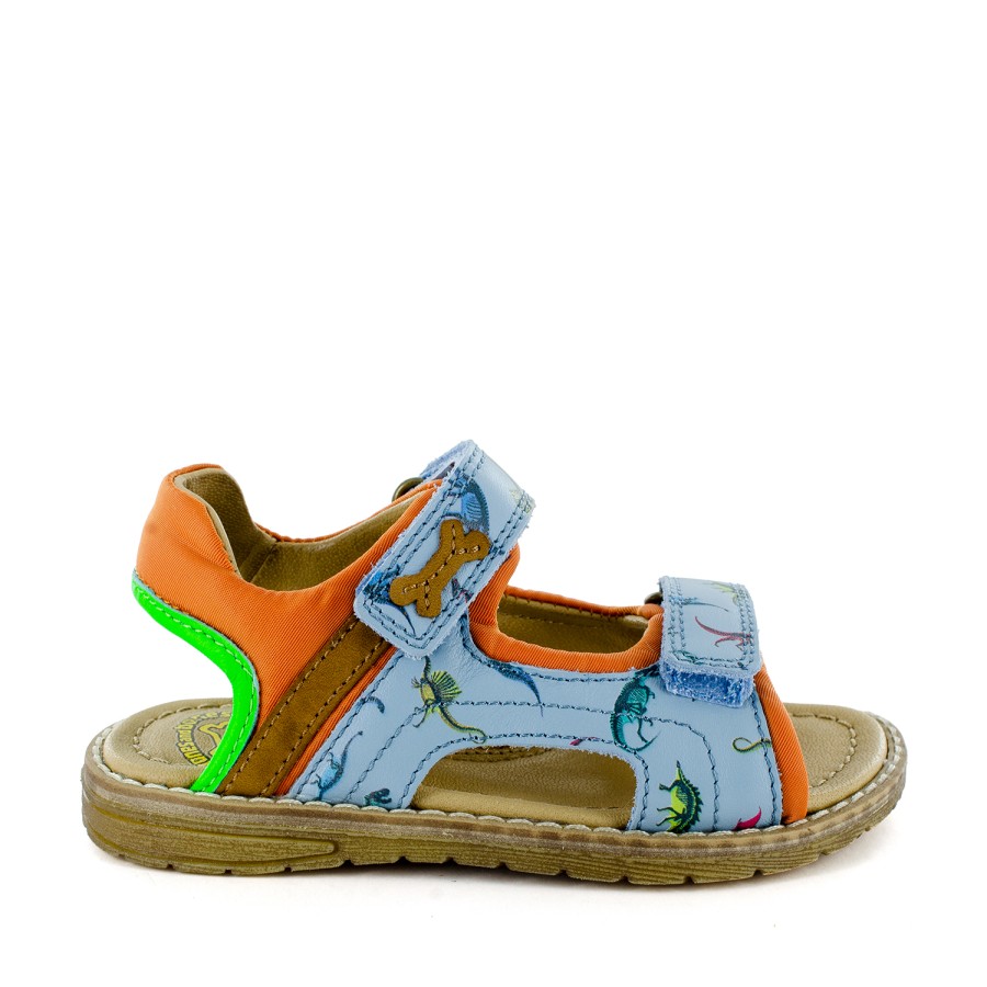 Boys STONES and BONES Sandals | Diner Calf Steelblue - Stones And Bones