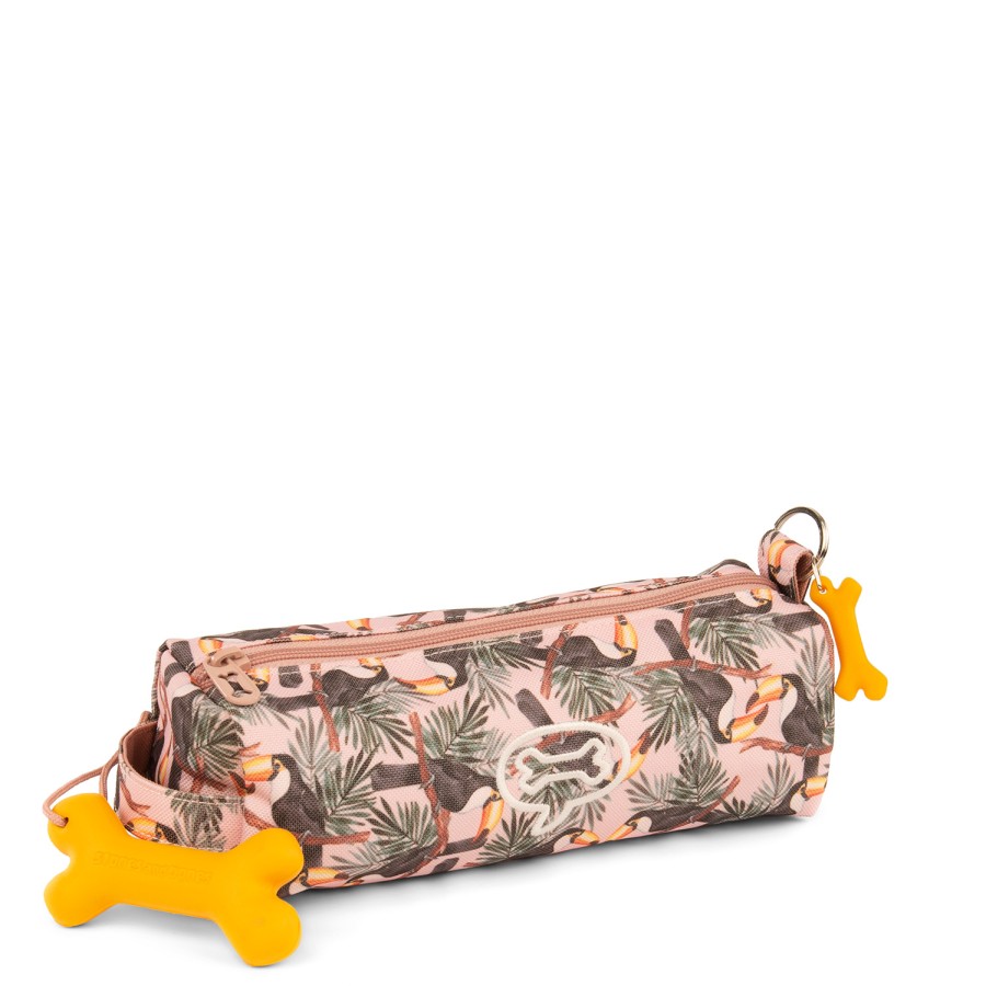 Girls STONES and BONES Pencil Cases | Oregon 2.0 - Tucans Rose - Stones And Bones