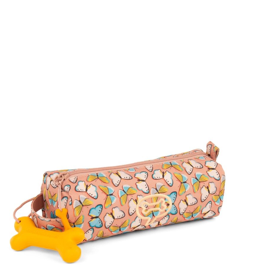 Girls STONES and BONES Pencil Cases | Oregon 2.0 - Butterflies Rose - Stones And Bones